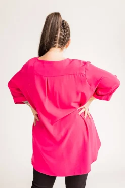 Amarantowa Koszula FOSTI