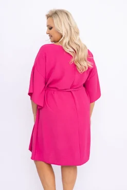 Amarantowa Tunika kimono LUNDIA