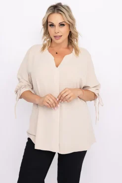 Beżowa Bluzka CRYNO