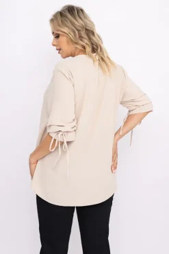 Beżowa Bluzka CRYNO