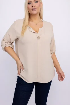 Beżowa Bluzka DUREMI