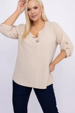 Beżowa Bluzka DUREMI