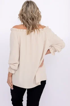 Beżowa Bluzka SEGAYO