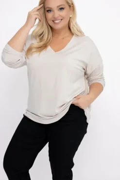 Beżowa Bluzka TIMERI