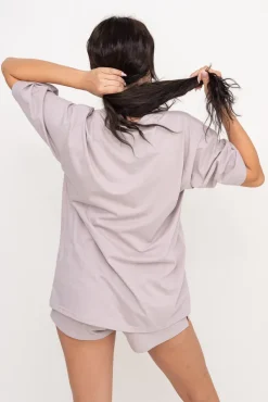 Beżowa Piżama z szortami PURENA