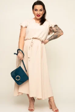 Beżowa Sukienka BLANCY