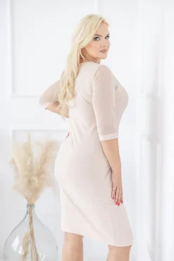 Beżowa Sukienka CRAVATTA