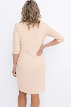 Beżowa Sukienka MAGENTA