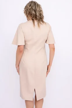 Beżowa Sukienka PARMI
