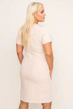 Beżowa Sukienka PEIROSA