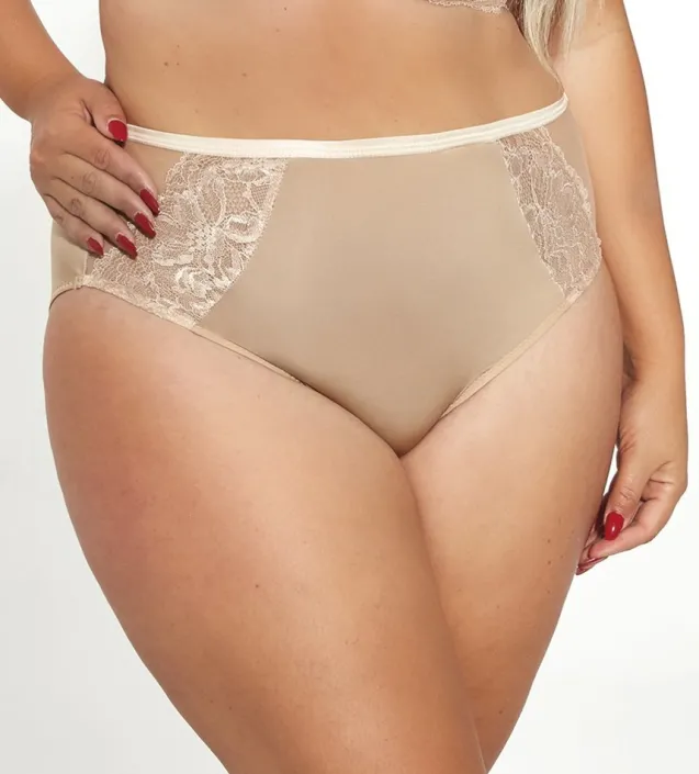 Beżowe Figi OPAL Wysoki Stan