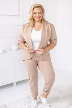 Beżowe Spodnie BAKIOLA