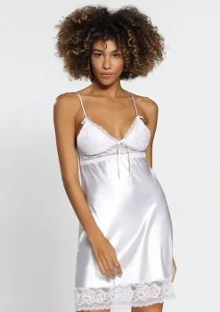 Biała Halka satynowa AGATHA