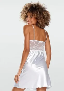 Biała Halka satynowa TORA