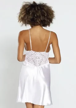 Biała Halka satynowa WIRYDIANA