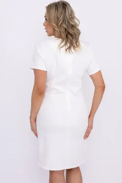 Biała Sukienka PEIROSA