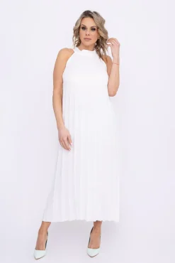 Biała Sukienka plisowana JAKARTA