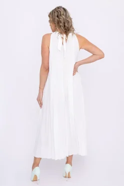 Biała Sukienka plisowana JAKARTA