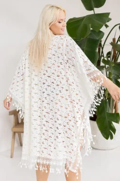 Białe Pareo haftowane ZANTUZI