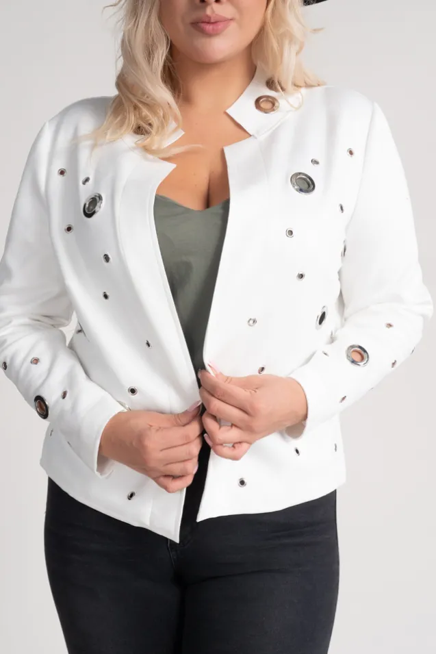 Biało-srebrna Marynarka MILIS