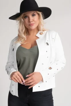 Biało-srebrna Marynarka MILIS