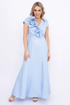 Błękitna Sukienka błyszcząca ARIEL