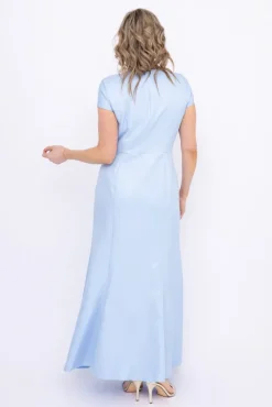 Błękitna Sukienka błyszcząca ARIEL