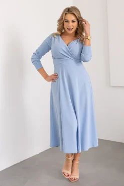 Błękitna Sukienka FEZANTI