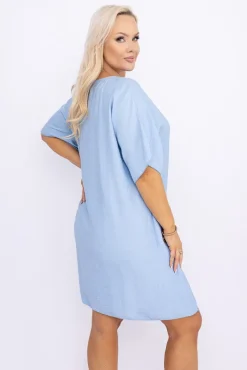 Błękitna Sukienka KIRMEN