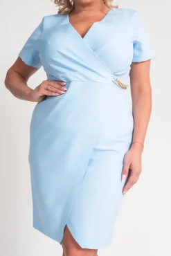 Błękitna Sukienka PEIROSA