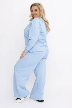 Błękitny Komplet dresowy GELIANO