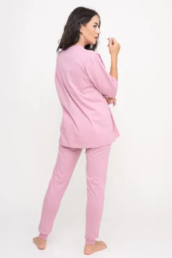 Bladoróżowa Piżama z długimi spodniami REVENTI