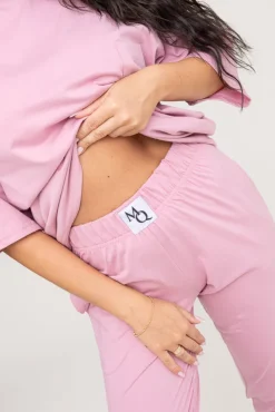 Bladoróżowa Piżama z długimi spodniami REVENTI