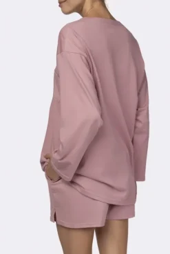 Bladoróżowa Piżama z szortami LEKREZI
