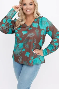 Bluzka Elegancka XEVIN Wzór 1