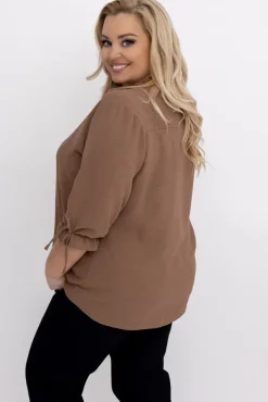 Brązowa Bluzka CRYNO