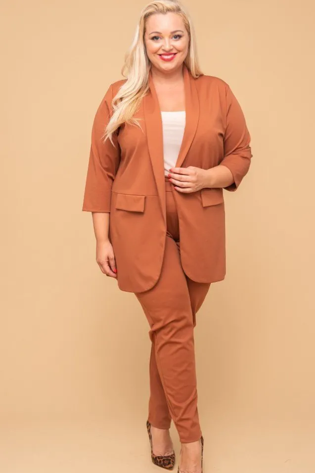 Brązowe Spodnie CINTA