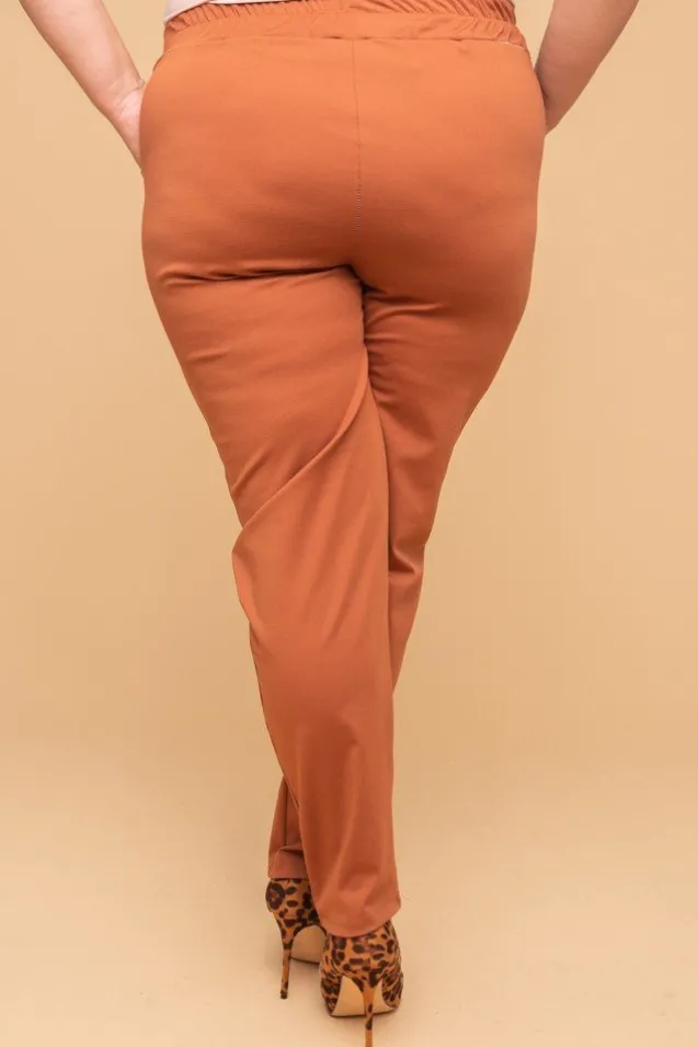 Brązowe Spodnie CINTA