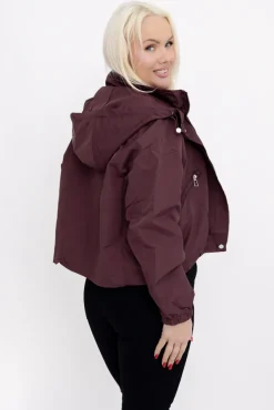 Burgundowa Kurtka ASNEL