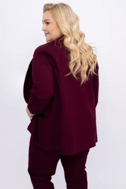 Burgundowa Marynarka BAKIOLA