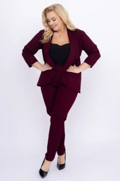 Burgundowy Garnitur BAKIOLA