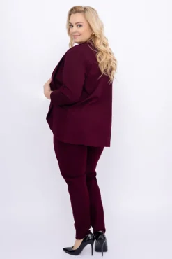 Burgundowy Garnitur BAKIOLA