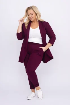 Burgundowy Garnitur CINTA
