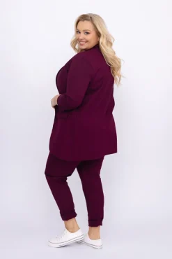 Burgundowy Garnitur CINTA