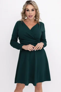 Butelkowozielona Sukienka KIARA