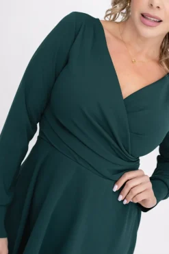 Butelkowozielona Sukienka KIARA