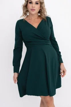 Butelkowozielona Sukienka KIARA