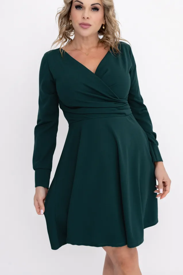 Butelkowozielona Sukienka KIARA