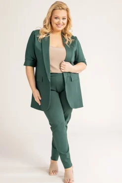 Butelkowozielony Garnitur CINTA