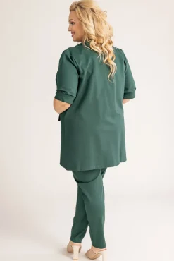 Butelkowozielony Garnitur CINTA